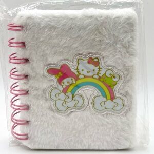 Sanrio Characters White Plush Mini Notebook
